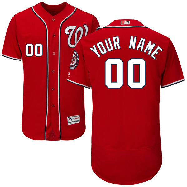 Men's Washington Nationals Flex Base Custom Jersey MLBC0064